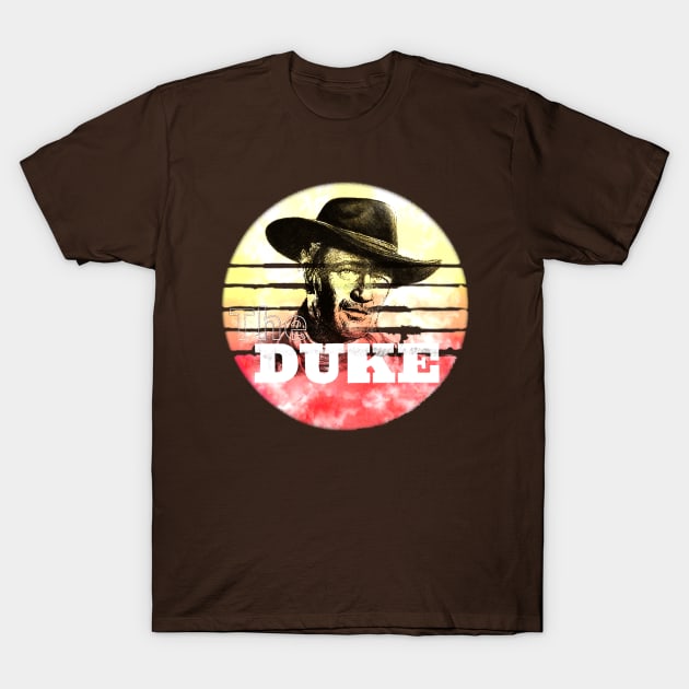 retro art the duke T-Shirt by Apri